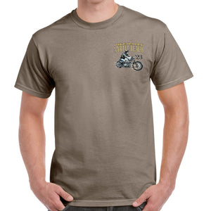 2023 Myrtle Beach Bike Rally Vintage Flame Rider T-Shirt