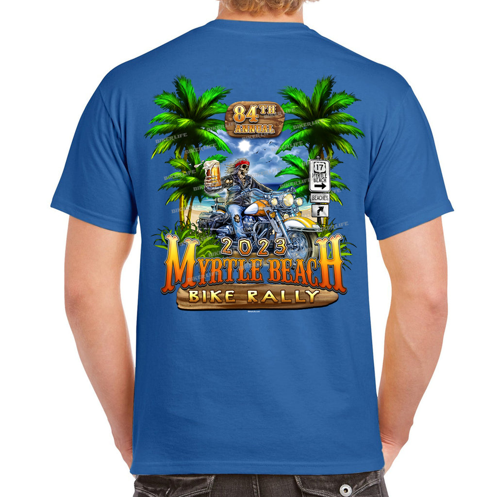 2023 Myrtle Beach Bike Rally Freedom & Beer T-Shirt