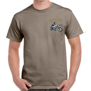 2023 Panama City Beach Rally Week Vintage Flame Rider T-Shirt