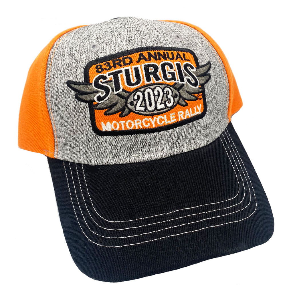 2023 Sturgis Motorcycle Rally Smoke Wings Hat