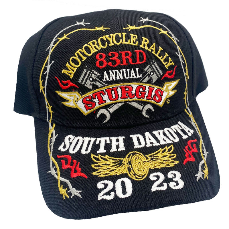 2023 Sturgis Motorcycle Rally 83rd Anniversary Allover Embroidered Hat