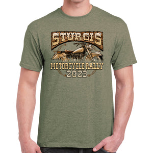 2023 Sturgis Motorcycle Rally Cattle Skull T-Shirt