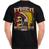 2023 Sturgis Motorcycle Rally Insane Indian Skull T-Shirt