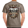 2023 Sturgis Motorcycle Rally Rustic Ribboned Engine T-Shirt