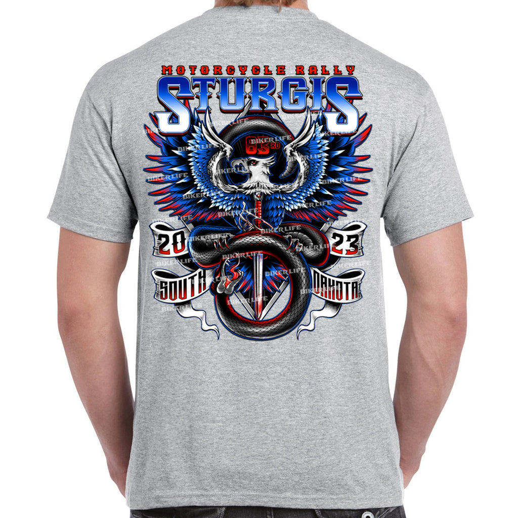 2023 Sturgis Motorcycle Rally Triumph of Good Over Evil T-Shirt