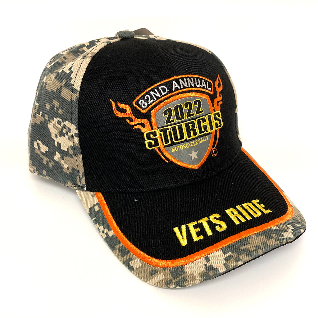 2022 Sturgis Motorcycle Rally 82nd Annual Veterans Ride Hat