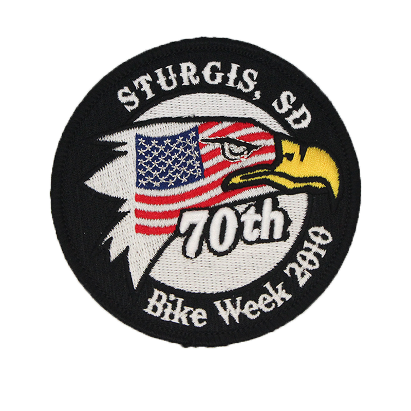 2010 Sturgis Motorcycle Rally 70th Annual Bike Week Eagle Pride Patch