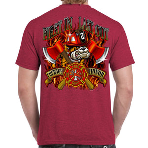 Bulldog Firefighter T-Shirt