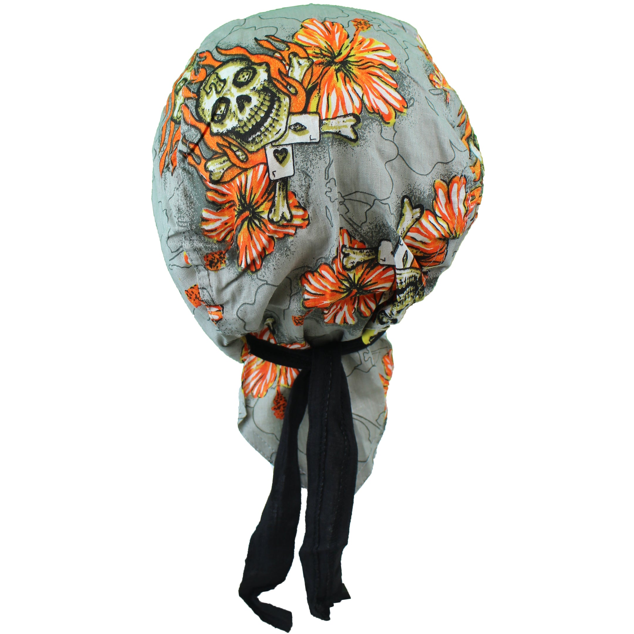 Hawaiian Skull Du-Rag – Biker Life Clothing