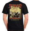 2022 Sturgis Motorcycle Rally Vintage Map Pocket T-Shirt