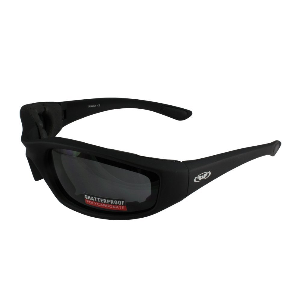 Kickback Foam Padded Motorcycle Sunglasses BIKER LIFE CLOTHING