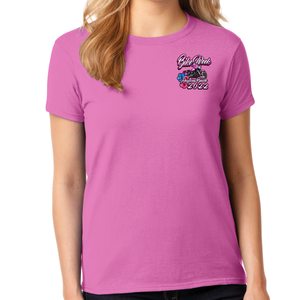 Ladies Missy Cut 2022 Bike Week Daytona Beach Pink Bike T-Shirt