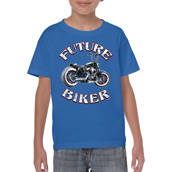 Future Life Clothing Biker Biker T-Shirt – Kids Motorcycle