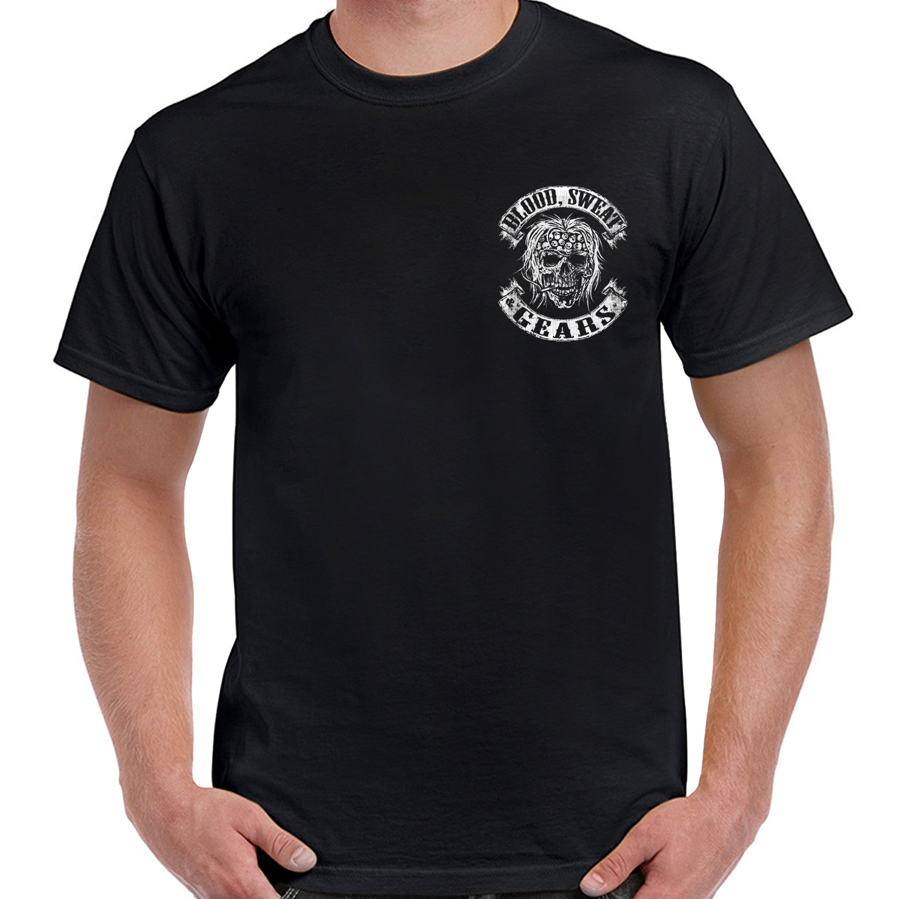 blood sweat and gears t shirt Blood, Sweat, and Gears T-Shirt Black / 3XL / REGULAR