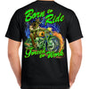 Born to Ride Forced to Work Rider T-Shirt