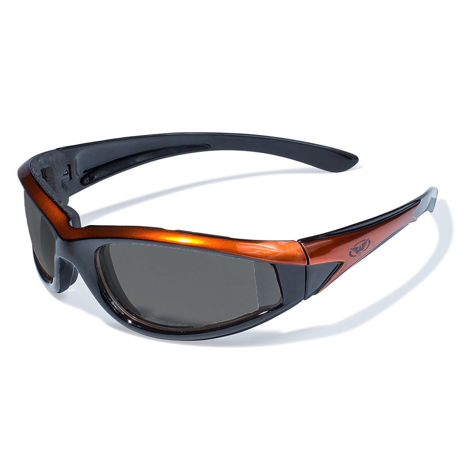 Motorcycle Sunglasses Foam Padded Mirror Lenses