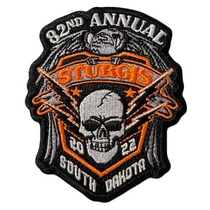 2022 Sturgis Motorcycle Rally Eagle Skull Patch