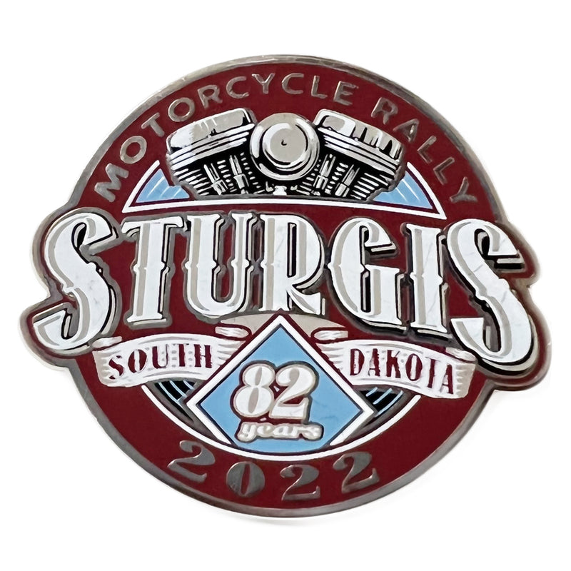 2022 Sturgis Motorcycle Rally V-Twin Pin