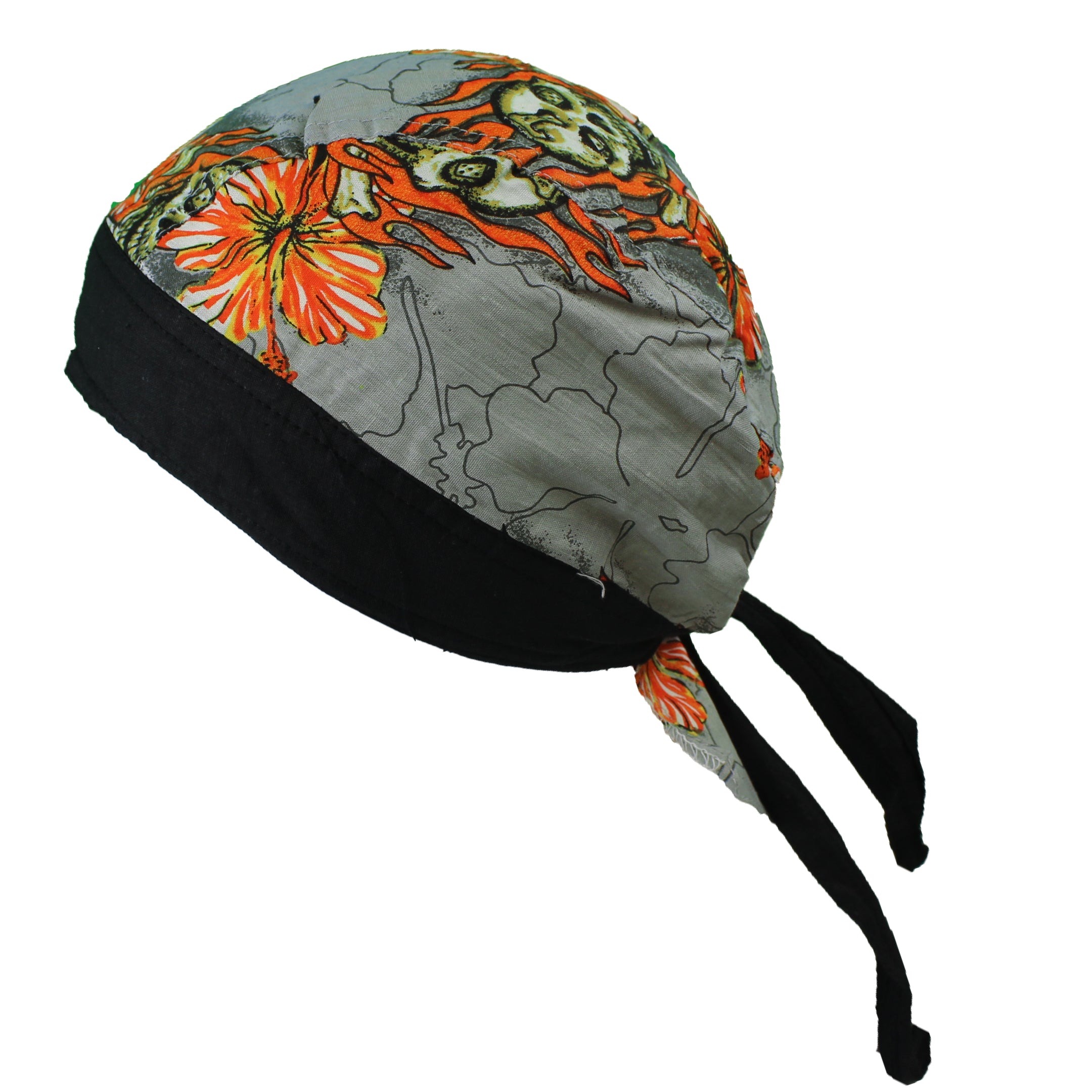 Hawaiian Skull Du-Rag – Biker Life Clothing