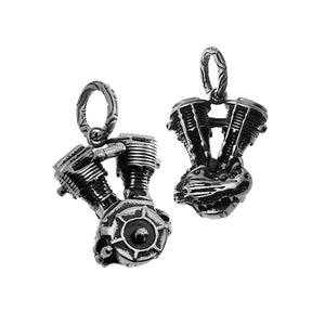Stainless Steel Motorcycle Engine Large Pendant