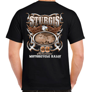 Nostalgia 2008 Sturgis Motorcycle Rally Eagle Mt. Rushmore T-Shirt