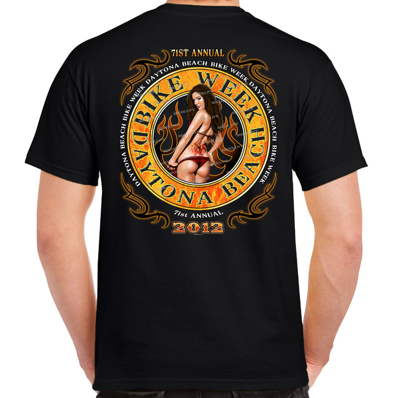 Nostalgia 2012 Bike Week Daytona Beach Hot Chick T-Shirt