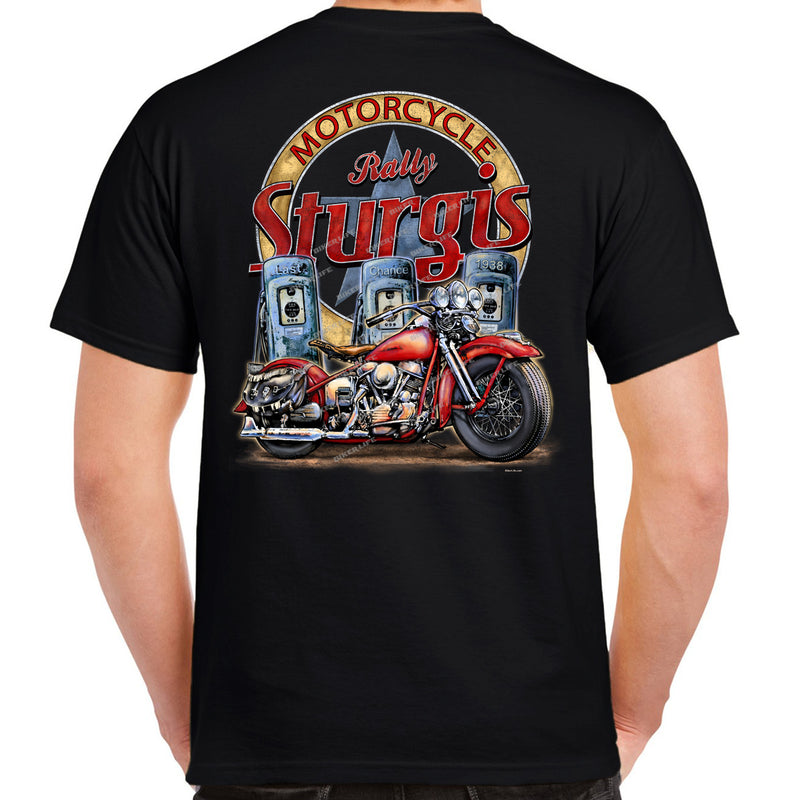 Nostalgia 1938 Sturgis Motorcycle Rally Pumped Up T-Shirt