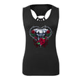 Ladies Ride Free Engine Heart Embellished Racerback