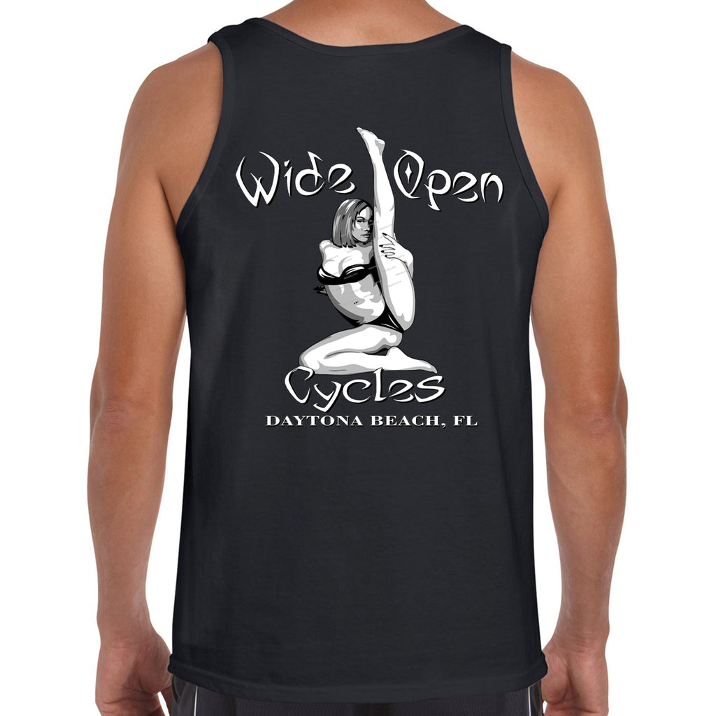 Wide Open Cycles Leg Up Tank Top