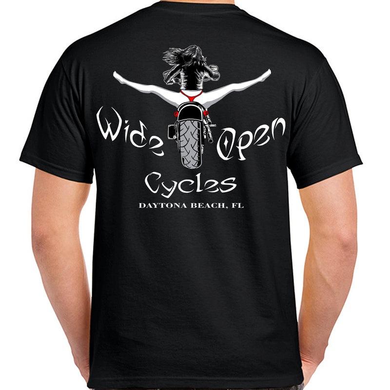 Wide Open Cycles Spread Eagle T-Shirt