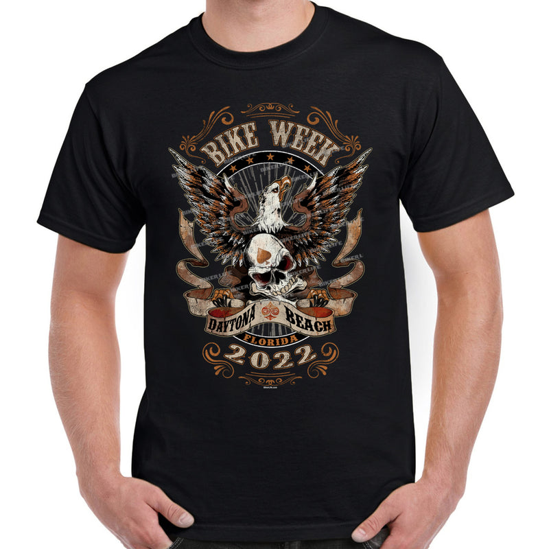 2022 Bike Week Daytona Beach Vintage Eagle T-Shirt