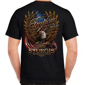 2022 Sturgis Motorcycle Rally Freedom Flight T-Shirt