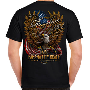 2022 Panama City Beach Rally Week Freedom Flight T-Shirt