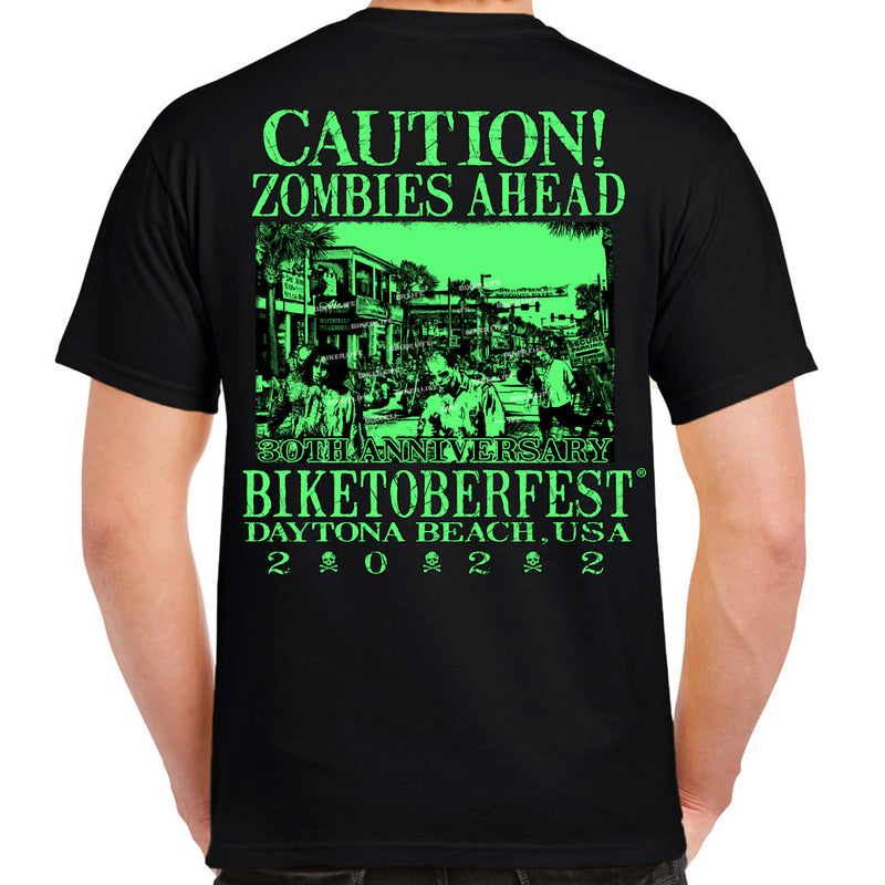 2022 Biketoberfest Daytona Beach Zombie T-Shirt