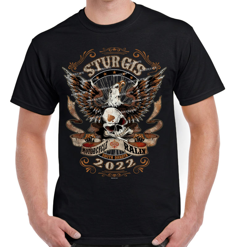 2022 Sturgis Motorcycle Rally Vintage Eagle T-Shirt