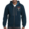 One Eyed Jack's Saloon Bison Skull Zip-Up Hoodie