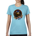 Ladies One Eyed Jack's Saloon Front Printed Cool Bear T-Shirt