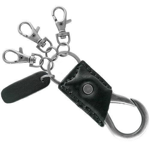 Stainless Steel Leather Key Holder