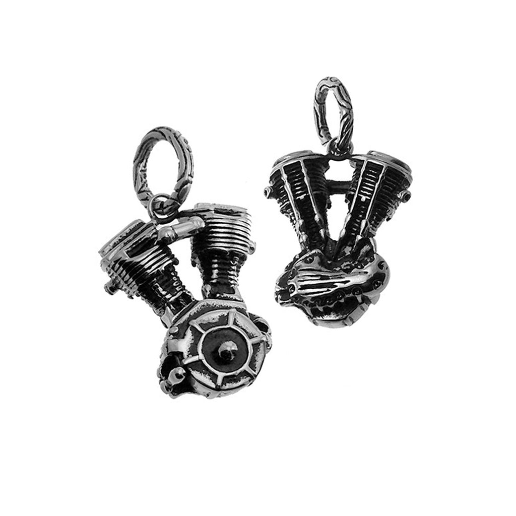 Stainless Steel Motorcycle Engine Small Pendant