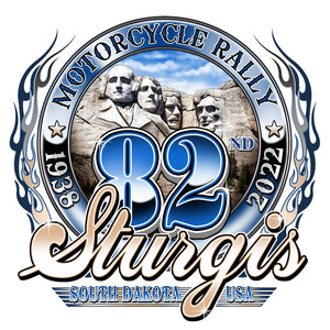 2022 Sturgis Motorcycle Rally Rushmore Sticker
